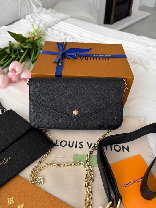 Louis Vuitton Felicie Pochette Black
