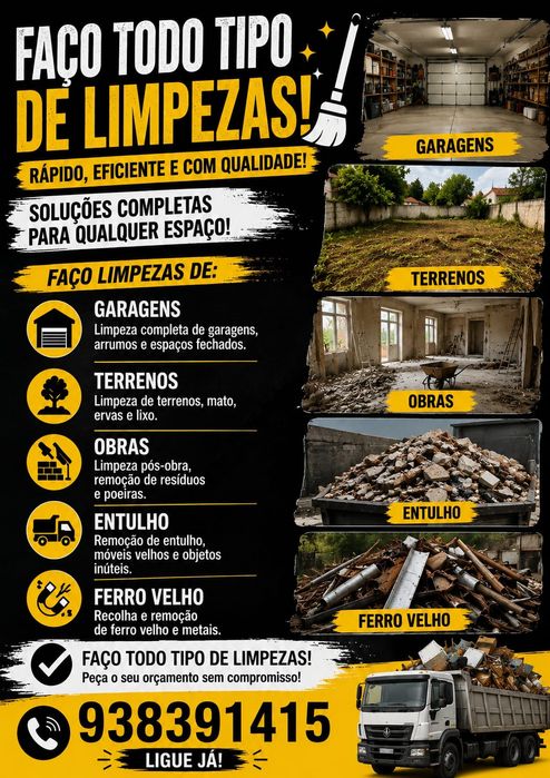 Recolho e compro todo o tipo de ferro velho tambem  faço limpezas