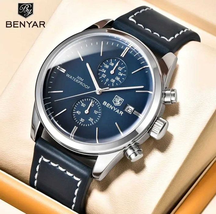 ‼️ АКЦІЙНА ЦІНА ‼️ Мужские наручные часы BENYAR  Годинник наручний
