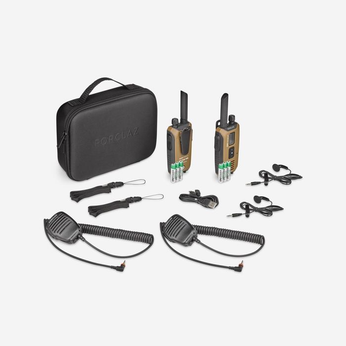 Walkie-talkie Recarregável por USB WT900 WP - 10 km - em estojo