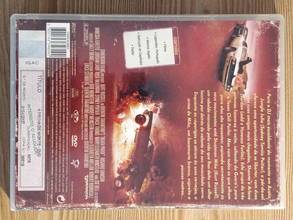 DVD À prova de morte