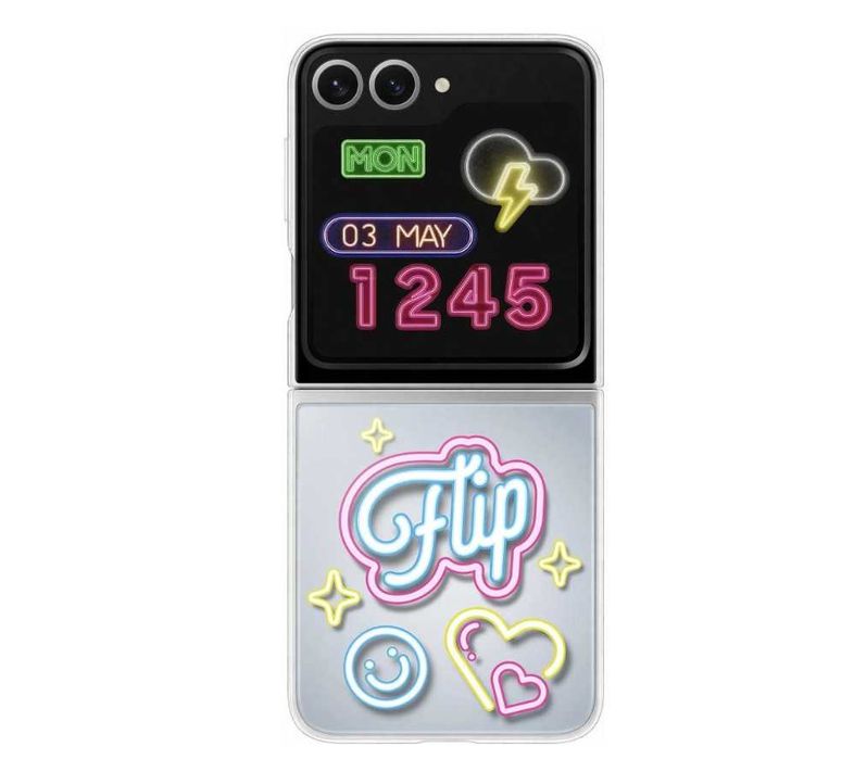 Оригинальный светящийся чехол Samsung Z Flip 6 Flipsuit Case SM-F741b