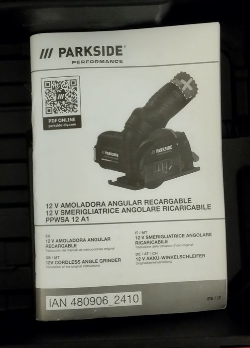 Mini rebarbadora a bateria Parkside Performance 12V