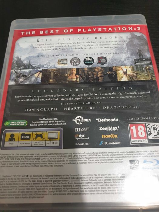 Skyrim Legendary Edition PS3