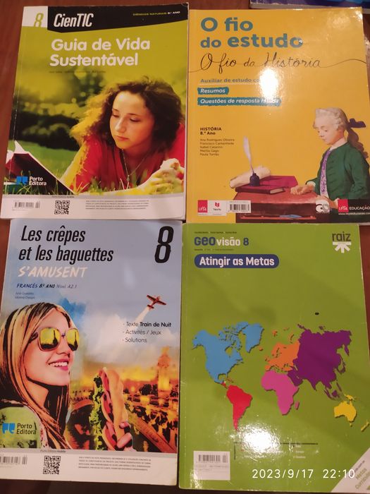 Cadernos atividades 8 ano