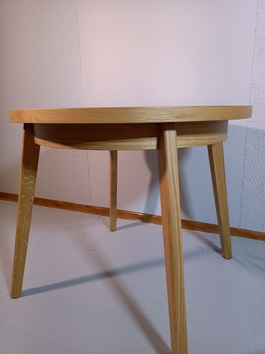 Stół okrągły rozkładany DĄB 90cm