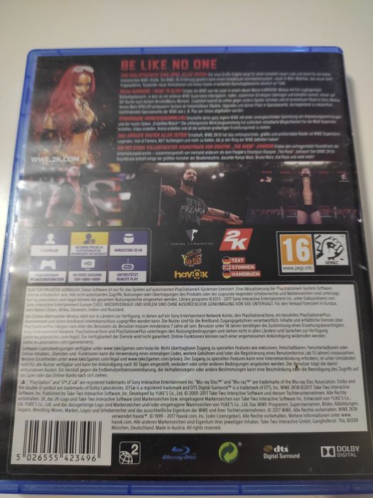 W2K18 PS4 PlayStation4 Ps5 PlayStation5