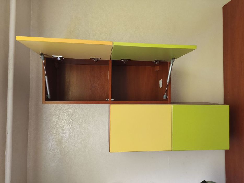 Полички, полки, навісні полки, навісні шафк