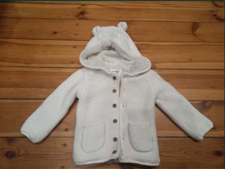 Pakiet! 6 szt.! 3 bluzy, dres, sweterek, dla dziewczynki r. 86
