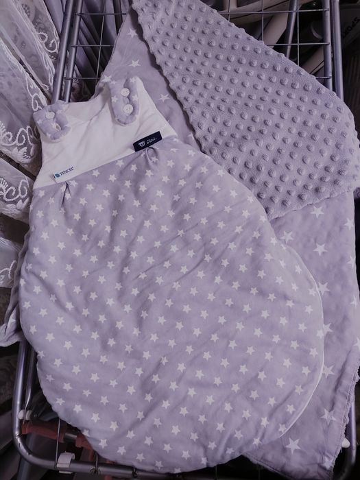 Спальники для немовлят та  плед в комплекті 56-62 см