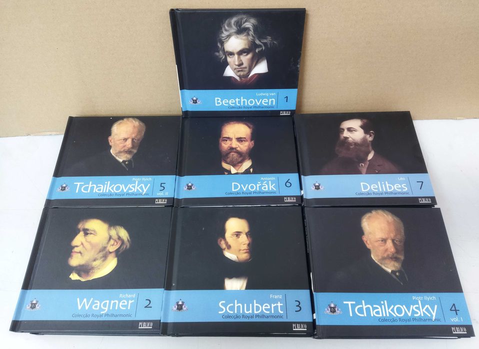 Coleção Royal Philharmonic Completa. 25 CDs+25 Livros capa dura