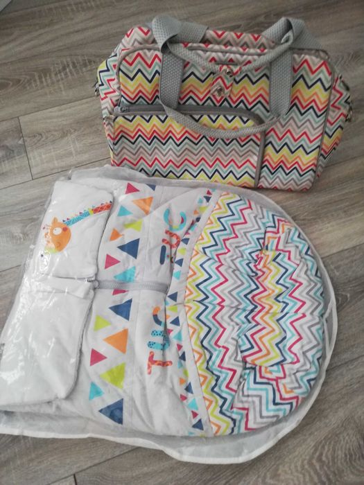 Conj. Saco carrinho bebe + mala maternidade/passeio