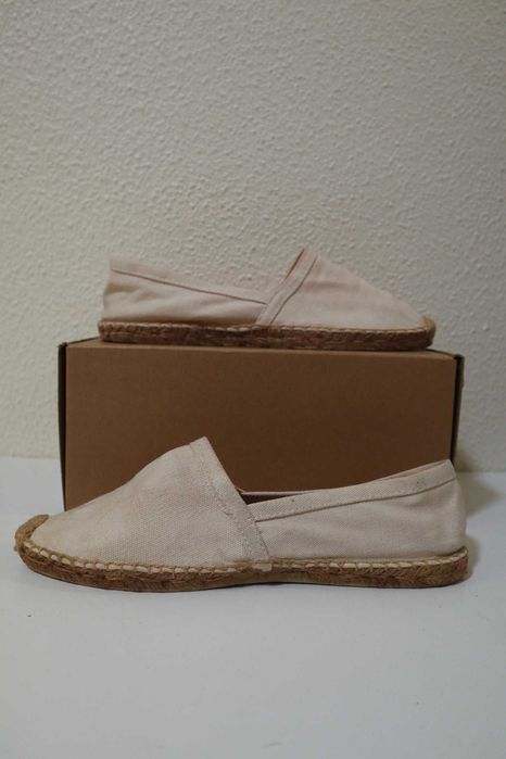 Alpargatas Bege Linho Shein, 38