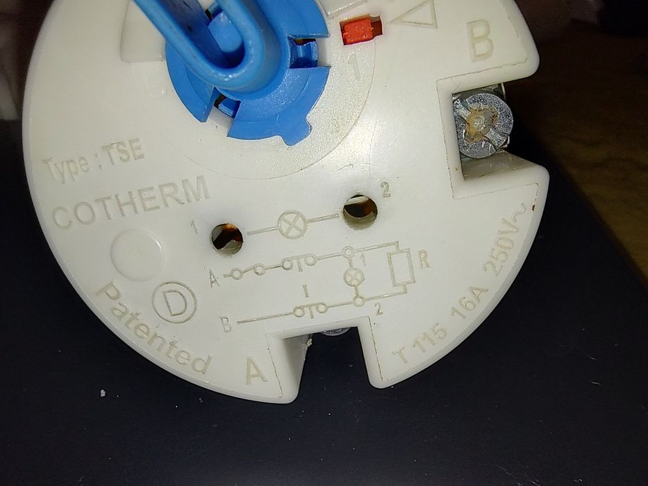 Термостат стержневой терморегулятор для водонагревателя бойлера