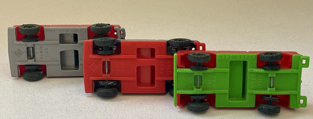 LOTE 3 Miniaturas Vintage – POLITOYS 1:43 – Made in Italy