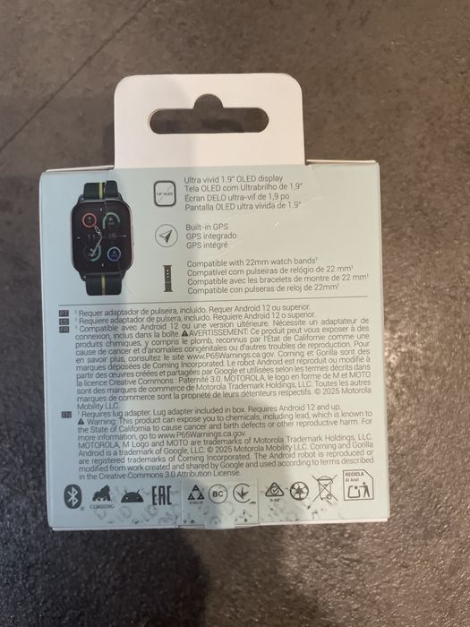 Motorola Moto Watch Fit – Novo com Garantia