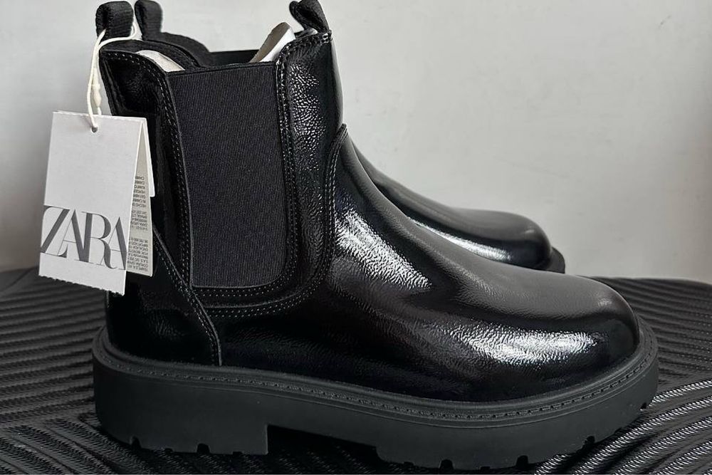 Черевики-челсі Zara з дефектом. Розмір 34,37,39