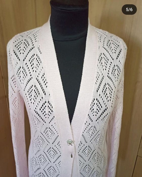 Костюм в'язаний плаття і кардиган 44 розмір