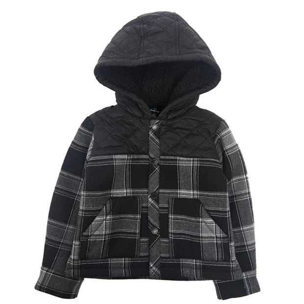 Тепла куртка сорочка з капюшоном шерпа р 5-6