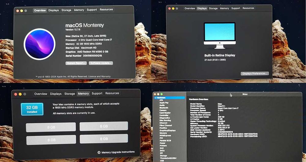 iMac 5K Retina 1Tb 32 Gb RAM magic mouse e magic keyboard (estado impecável)