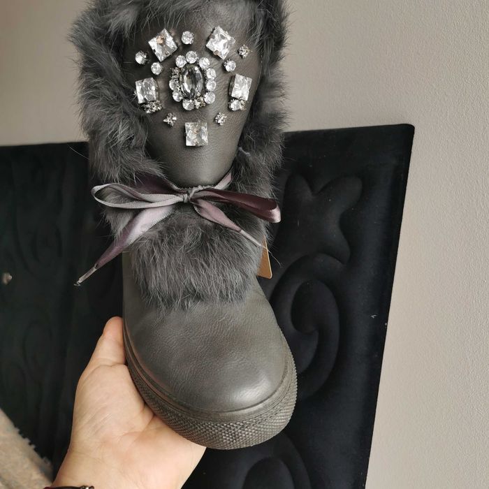 Botki, buty z futerkiem