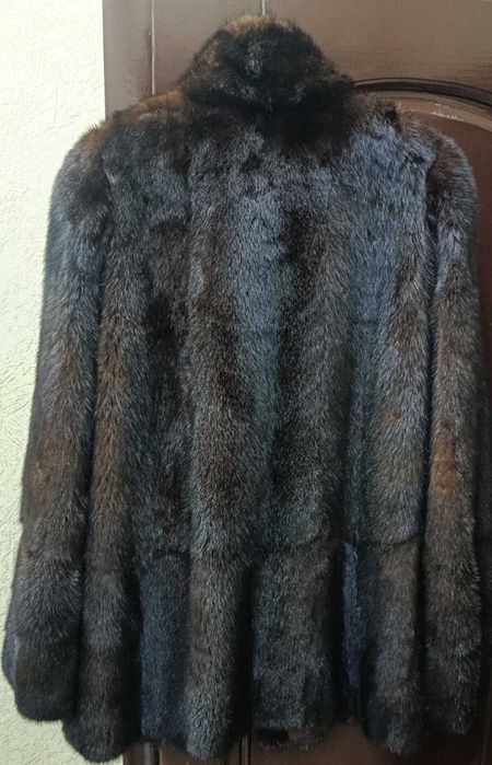 Шуба норка, натуральна