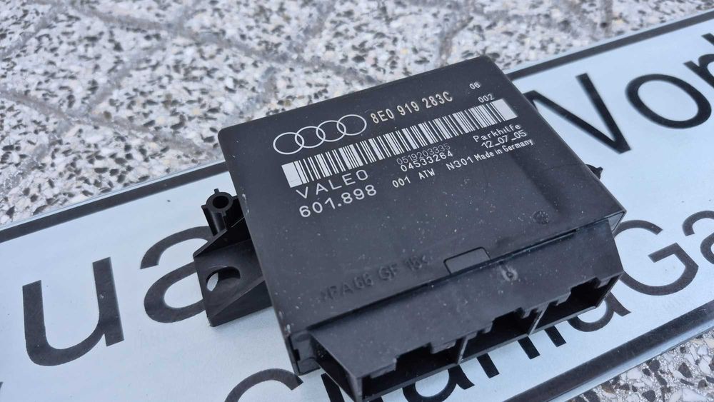 Módulo Sensores Estacionamento Park Assist Audi A4 B6 B7 Passat B6 Original 8E0919283C