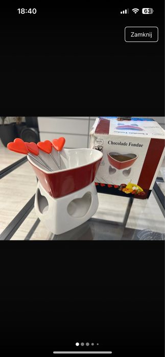 Zestaw do czekoladowego fondue