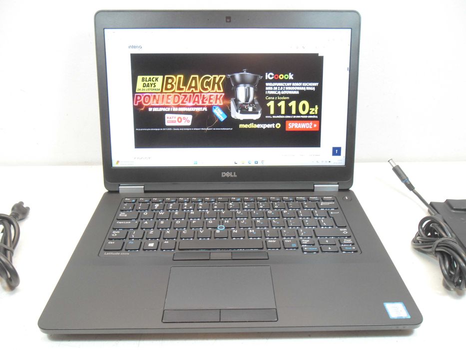 Laptop Dell e5470 i5-4rdz./16GB/512SSD/W11/FHD Gwar. rok FV23