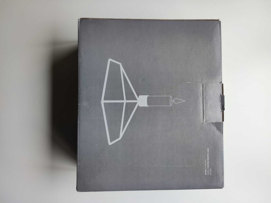 MENU POV Porta-velas branco *NOVO*