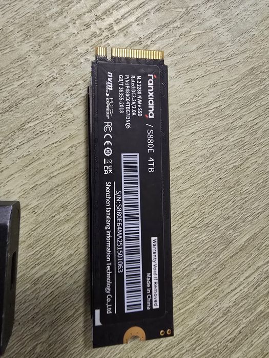 Disco NVME SSD 4Tb PCIe 4.0 2280