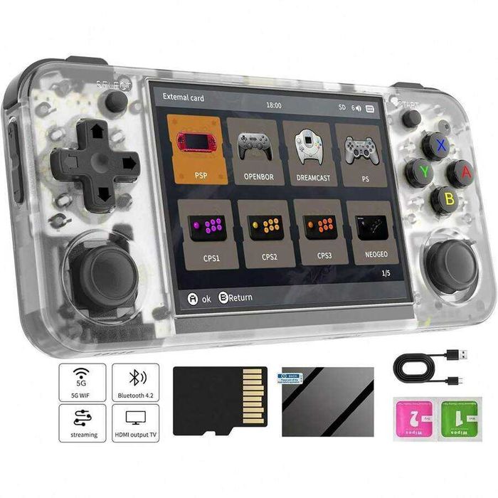 Portátil Retro GameMaster 35H | WiFi e Bluetooth Sistema Linux