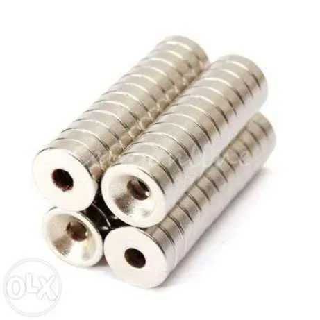 Aneis imans neodímio neodymium N50 10mm x 3mm furo NOVO