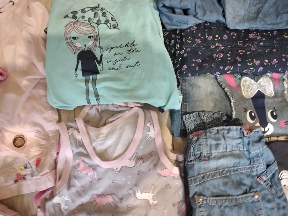 Zestaw ubrań i buty dla dziewczynki 3 lata