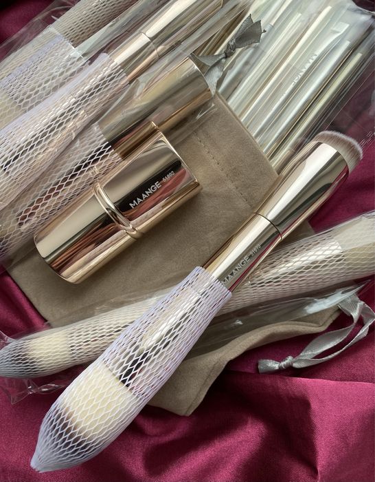 Преміум набір пензликів для професійного макіяжу Maange 20шт.