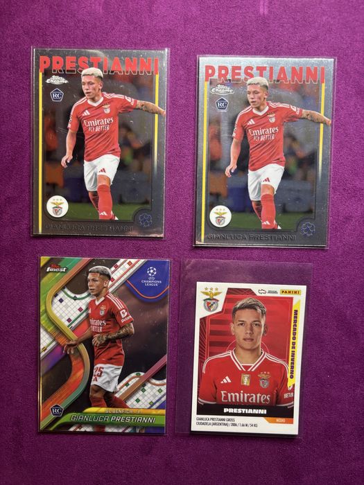 Cartas Rookies Prestianni Benfica