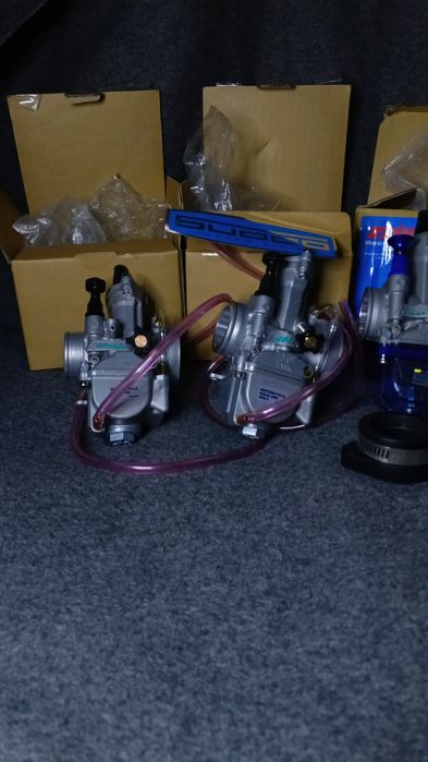 Карбюратор pwk 28 30 32 синій із прозорим дном