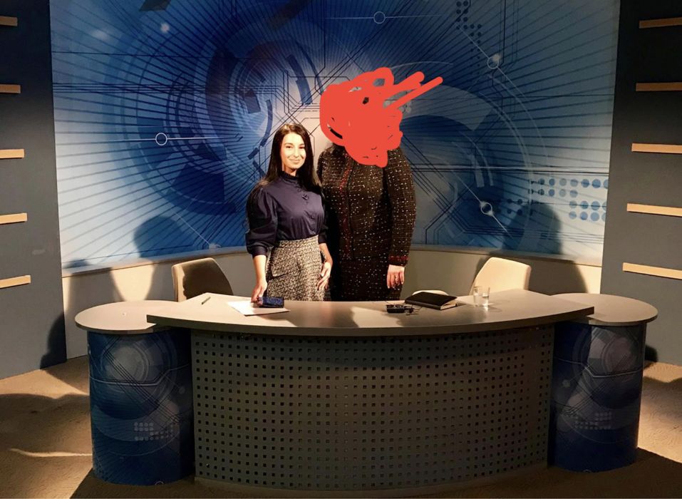 Твідова спідниця Andre Tan