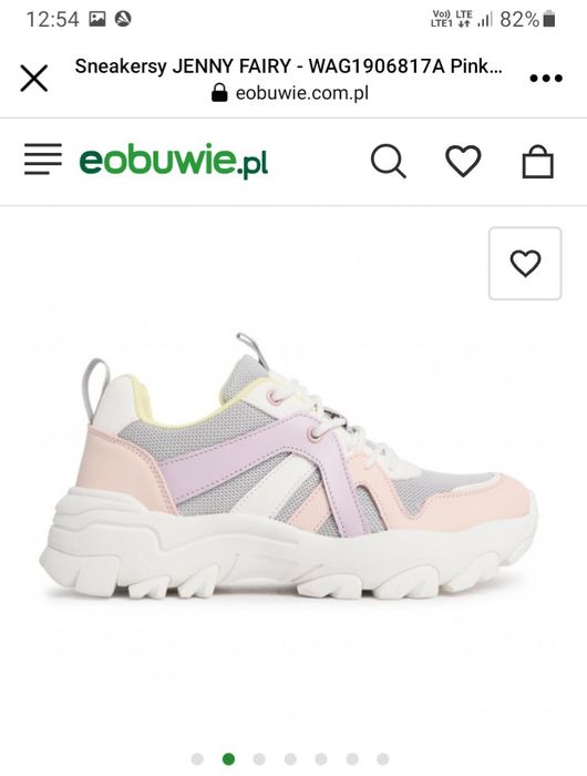 Sneakersy 37 Jenny Fairy