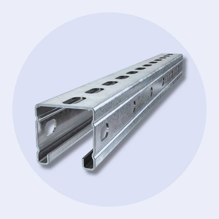 Кріплення для сонячних панелей 41х41, - 3,4 м, 4,2 м, 5,2 м, 6,2 м