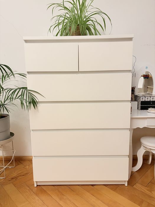 Komoda ikea malm 6 szuflad