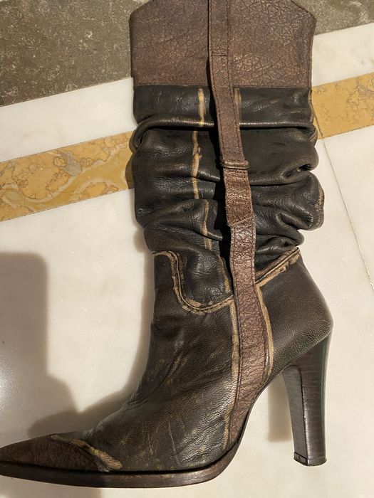 Texanas/Botas 37 totalm pele novas/Marca Helsar