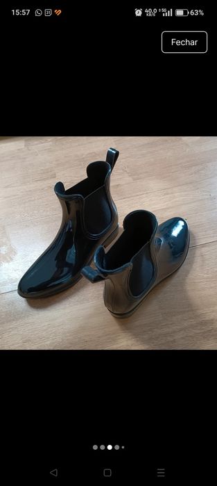 Botas pretas de mulher  novas a estrear.