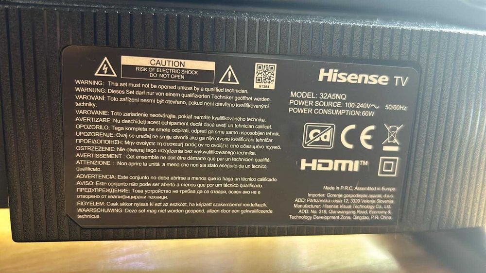 TV Hisense 32 polegadas64750858815234123