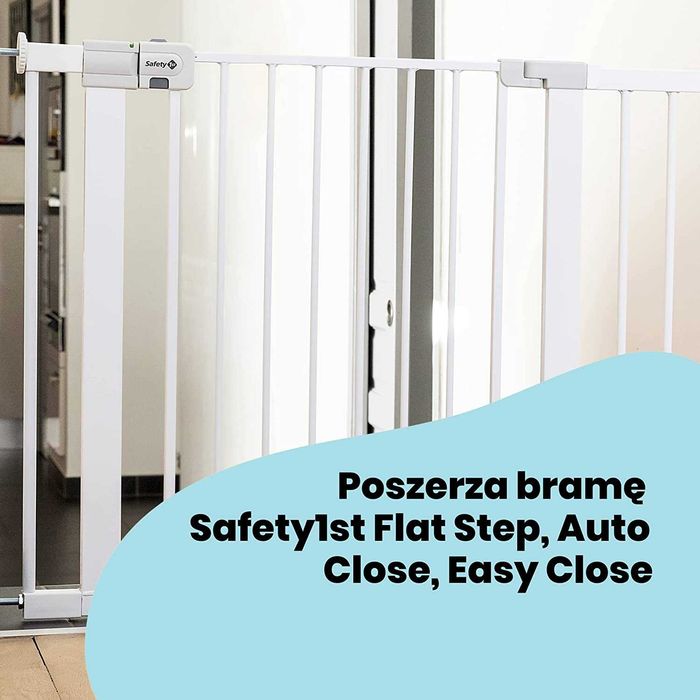 Safety 1ST rozszerzenia bramki 14 cm białe