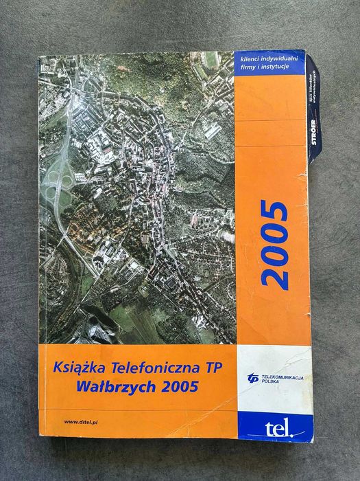 stara książka telefoniczna Wałbrzych 2005