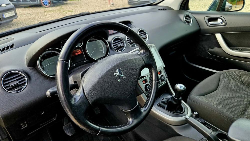 Peugeot 308 2010r. 1.6 16V 109km, 7 osób alu klima android zamiana