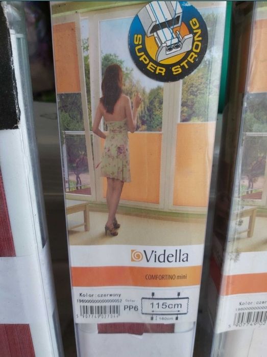 Rolety 2 sztuki Vidella Comfortino plisa mini Super Strong 115x160