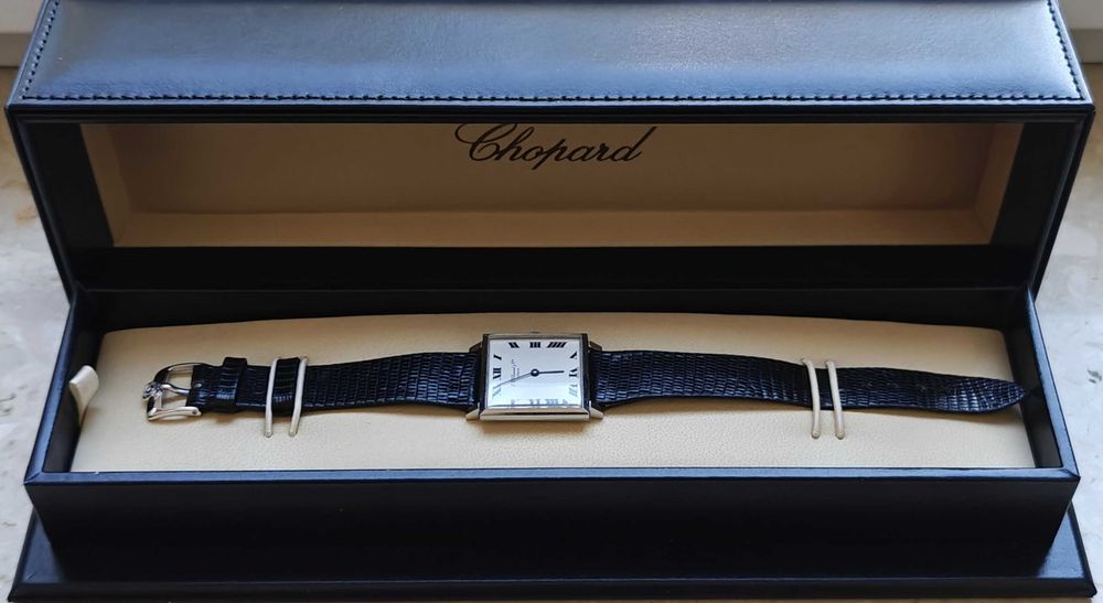 Zegarek L.u.c  Chopard Geneve Cie 21 Jewels Styl Cartier Tank Unikat