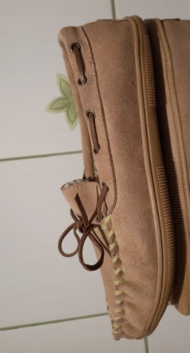 Oleg Cassini Męskie mokasyny skórzane z wełną, 100% Skóra, Roz 43/43,5